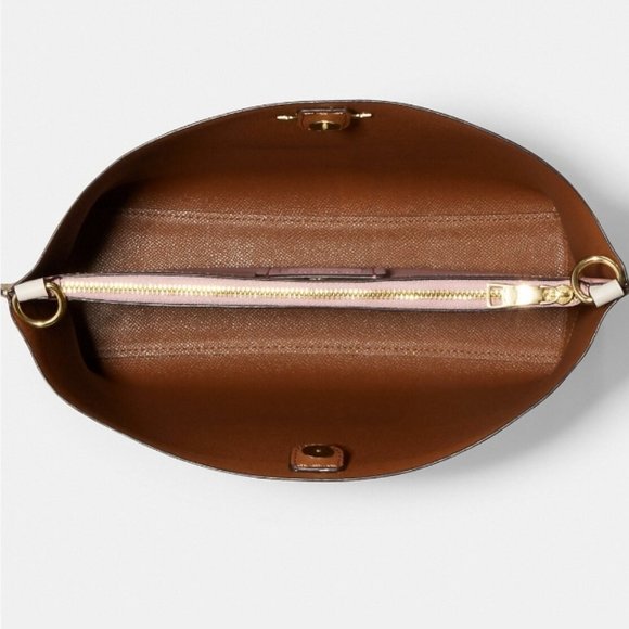 NWT Coach Mollie Bucket Bag In Signature Canvas With Heart Cherry Print - CE611 - Picture 11 of 13